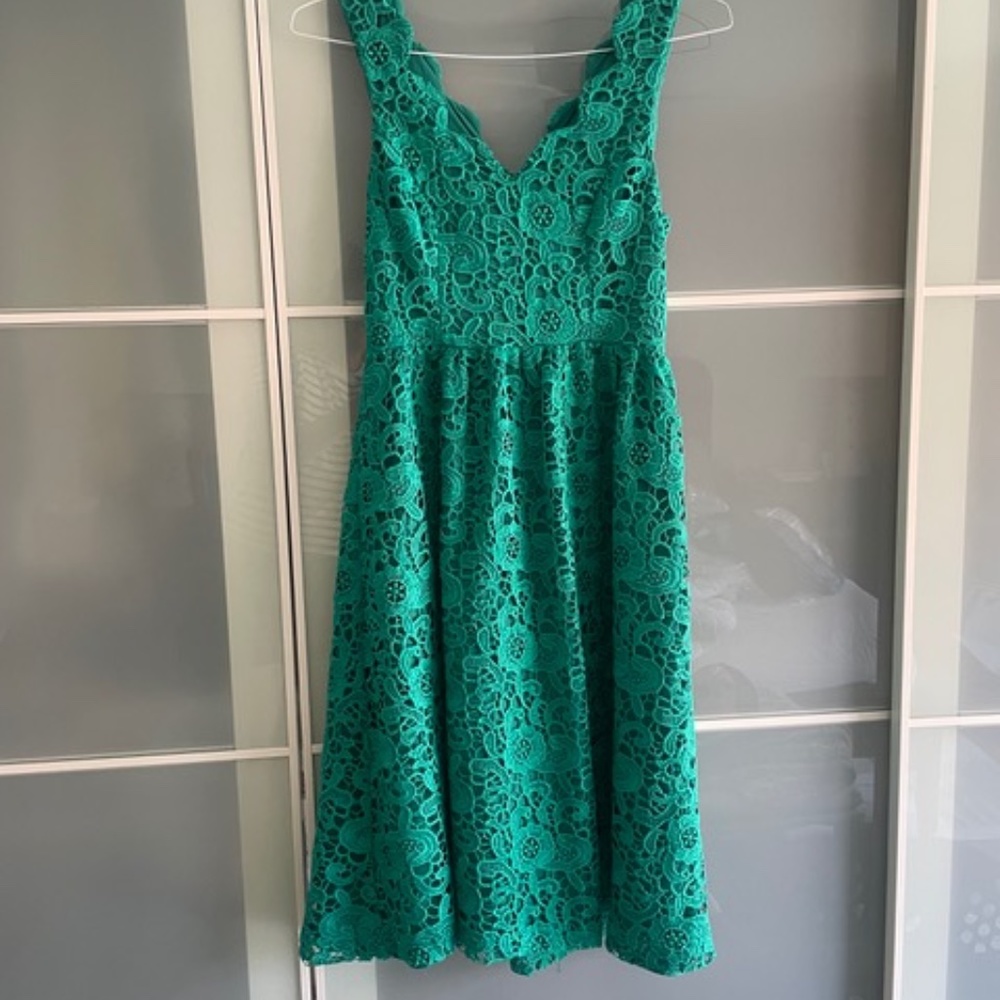 Emerald Green Modcloth Dress